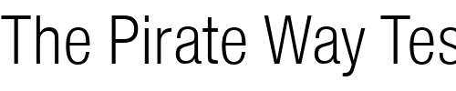 Font : Nimbus_Sans_Becker_DLigCon Custom Text : The Pirate Way Test your own text here Click to download or to view this font on a tshirt that can be custom printed in Bali