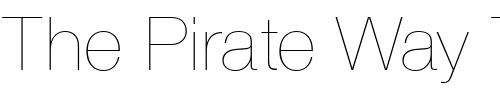 Font : Nimbus_Sans_Becker_DUltLig Custom Text : The Pirate Way Test your own text here Click to download or to view this font on a tshirt that can be custom printed in Bali