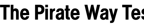 Font : Nimbus_Sans_Becker_No4DMedCon Custom Text : The Pirate Way Test your own text here Click to download or to view this font on a tshirt that can be custom printed in Bali
