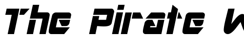 Font : NimrodDisplaySSk-BoldItalic Custom Text : The Pirate Way Test your own text here Click to download or to view this font on a tshirt that can be custom printed in Bali