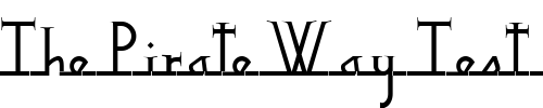 Font : NixonScript Custom Text : The Pirate Way Test your own text here Click to download or to view this font on a tshirt that can be custom printed in Bali