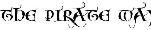 Font : NoelBlack Custom Text : The Pirate Way Test your own text here Click to download or to view this font on a tshirt that can be custom printed in Bali