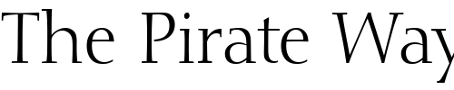 Font : Nofret-Light Custom Text : The Pirate Way Test your own text here Click to download or to view this font on a tshirt that can be custom printed in Bali