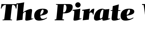Font : NofretOldstyleFigures-Bold-Italic Custom Text : The Pirate Way Test your own text here Click to download or to view this font on a tshirt that can be custom printed in Bali