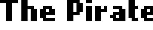 Font : Nokia-Cellphone-FC-Small Custom Text : The Pirate Way Test your own text here Click to download or to view this font on a tshirt that can be custom printed in Bali