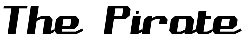 Font : Nominal-BRK Custom Text : The Pirate Way Test your own text here Click to download or to view this font on a tshirt that can be custom printed in Bali