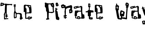 Font : Non-Blocking-Socket Custom Text : The Pirate Way Test your own text here Click to download or to view this font on a tshirt that can be custom printed in Bali