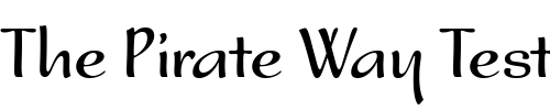 Font : Nora-ITC Custom Text : The Pirate Way Test your own text here Click to download or to view this font on a tshirt that can be custom printed in Bali