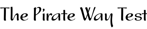 Font : NoraITC-TT Custom Text : The Pirate Way Test your own text here Click to download or to view this font on a tshirt that can be custom printed in Bali