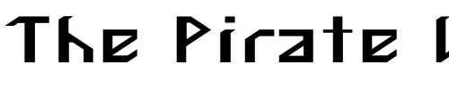 Font : Nordic-Ex Custom Text : The Pirate Way Test your own text here Click to download or to view this font on a tshirt that can be custom printed in Bali