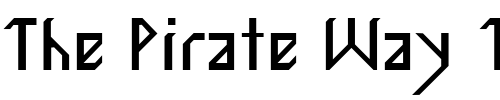 Font : Nordic-Regular Custom Text : The Pirate Way Test your own text here Click to download or to view this font on a tshirt that can be custom printed in Bali