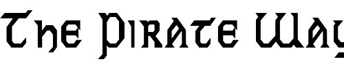Font : Norman-Condensed-Bold Custom Text : The Pirate Way Test your own text here Click to download or to view this font on a tshirt that can be custom printed in Bali
