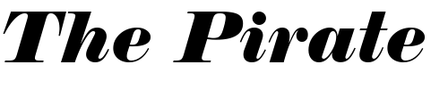 Font : Normande-It-BT-Italic Custom Text : The Pirate Way Test your own text here Click to download or to view this font on a tshirt that can be custom printed in Bali