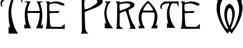 Font : Norumbega-Demo Custom Text : The Pirate Way Test your own text here Click to download or to view this font on a tshirt that can be custom printed in Bali