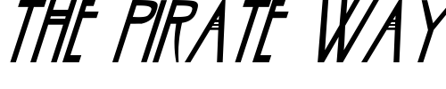 Font : Nouveau-Condens Custom Text : The Pirate Way Test your own text here Click to download or to view this font on a tshirt that can be custom printed in Bali