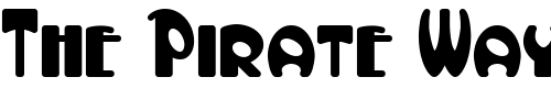 Font : NovSchmozKapopNF Custom Text : The Pirate Way Test your own text here Click to download or to view this font on a tshirt that can be custom printed in Bali