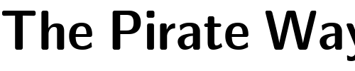 Font : Nova-Bold Custom Text : The Pirate Way Test your own text here Click to download or to view this font on a tshirt that can be custom printed in Bali