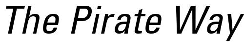 Font : Nova-Condensed-SSi-Condensed-Italic Custom Text : The Pirate Way Test your own text here Click to download or to view this font on a tshirt that can be custom printed in Bali