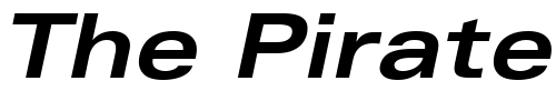 Font : Nova-Expanded-SSi-Bold-Expanded-Italic Custom Text : The Pirate Way Test your own text here Click to download or to view this font on a tshirt that can be custom printed in Bali