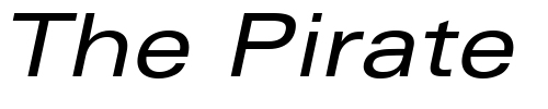 Font : Nova-Expanded-SSi-Expanded-Italic Custom Text : The Pirate Way Test your own text here Click to download or to view this font on a tshirt that can be custom printed in Bali