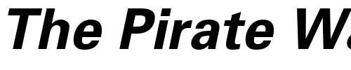 Font : Nova-SSi-Bold-Italic Custom Text : The Pirate Way Test your own text here Click to download or to view this font on a tshirt that can be custom printed in Bali