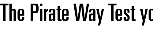 Font : Nova-Ultra-SSi-Ultra-Condensed Custom Text : The Pirate Way Test your own text here Click to download or to view this font on a tshirt that can be custom printed in Bali
