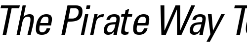 Font : NovaCondSSK-Italic Custom Text : The Pirate Way Test your own text here Click to download or to view this font on a tshirt that can be custom printed in Bali
