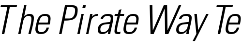 Font : NovaLightCondSSK-Italic Custom Text : The Pirate Way Test your own text here Click to download or to view this font on a tshirt that can be custom printed in Bali