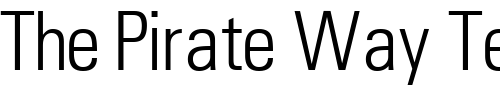 Font : NovaLightCondSSK-Regular Custom Text : The Pirate Way Test your own text here Click to download or to view this font on a tshirt that can be custom printed in Bali