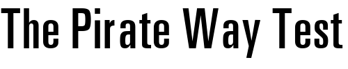 Font : NovaUltraCondSSK-Regular Custom Text : The Pirate Way Test your own text here Click to download or to view this font on a tshirt that can be custom printed in Bali