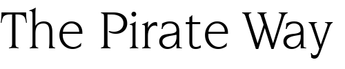 Font : Novarese-Book-BT Custom Text : The Pirate Way Test your own text here Click to download or to view this font on a tshirt that can be custom printed in Bali