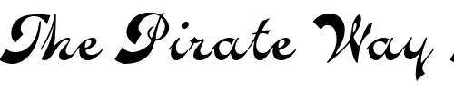 Font : NoveltyScript-Regular Custom Text : The Pirate Way Test your own text here Click to download or to view this font on a tshirt that can be custom printed in Bali