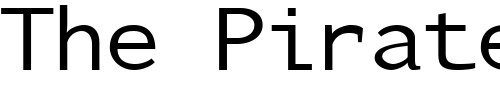 Font : Nu-Sans-Mono-Demo Custom Text : The Pirate Way Test your own text here Click to download or to view this font on a tshirt that can be custom printed in Bali