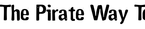 Font : NuGothic Custom Text : The Pirate Way Test your own text here Click to download or to view this font on a tshirt that can be custom printed in Bali