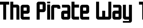 Font : NuWave Custom Text : The Pirate Way Test your own text here Click to download or to view this font on a tshirt that can be custom printed in Bali