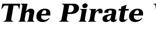 Font : Nuance-Black-SSi-Black-Italic Custom Text : The Pirate Way Test your own text here Click to download or to view this font on a tshirt that can be custom printed in Bali