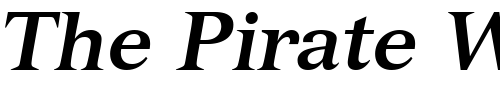 Font : Nuance-SSi-Bold-Italic Custom Text : The Pirate Way Test your own text here Click to download or to view this font on a tshirt that can be custom printed in Bali