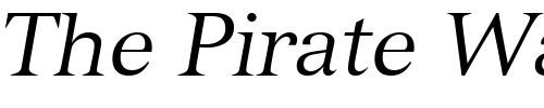 Font : Nuance-SSi-Italic Custom Text : The Pirate Way Test your own text here Click to download or to view this font on a tshirt that can be custom printed in Bali