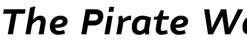 Font : Nubian-BoldItalic Custom Text : The Pirate Way Test your own text here Click to download or to view this font on a tshirt that can be custom printed in Bali