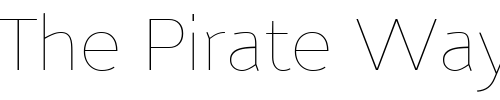Font : Nubian-Thin Custom Text : The Pirate Way Test your own text here Click to download or to view this font on a tshirt that can be custom printed in Bali