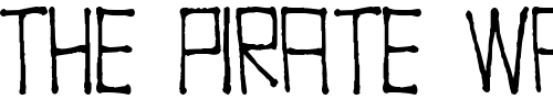 Font : Nugacity Custom Text : The Pirate Way Test your own text here Click to download or to view this font on a tshirt that can be custom printed in Bali