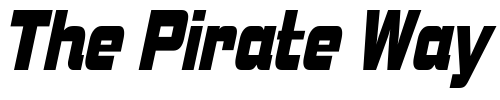 Font : NutsCondensed-Oblique Custom Text : The Pirate Way Test your own text here Click to download or to view this font on a tshirt that can be custom printed in Bali