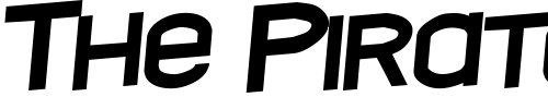 Font : Nyctalopia-tilt Custom Text : The Pirate Way Test your own text here Click to download or to view this font on a tshirt that can be custom printed in Bali