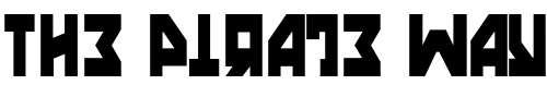 Font : Nyet-Condensed Custom Text : The Pirate Way Test your own text here Click to download or to view this font on a tshirt that can be custom printed in Bali