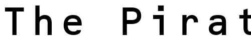 Font : OCR-2-SSi Custom Text : The Pirate Way Test your own text here Click to download or to view this font on a tshirt that can be custom printed in Bali