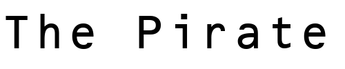 Font : OCR-B-10-BT Custom Text : The Pirate Way Test your own text here Click to download or to view this font on a tshirt that can be custom printed in Bali