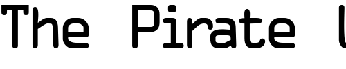 Font : OCR1SSK Custom Text : The Pirate Way Test your own text here Click to download or to view this font on a tshirt that can be custom printed in Bali