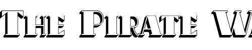 Font : OakParkExtruded Custom Text : The Pirate Way Test your own text here Click to download or to view this font on a tshirt that can be custom printed in Bali