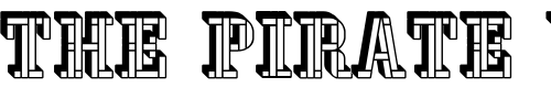 Font : Oaktag-3D Custom Text : The Pirate Way Test your own text here Click to download or to view this font on a tshirt that can be custom printed in Bali