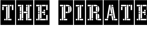 Font : Oaktag-Tiles Custom Text : The Pirate Way Test your own text here Click to download or to view this font on a tshirt that can be custom printed in Bali